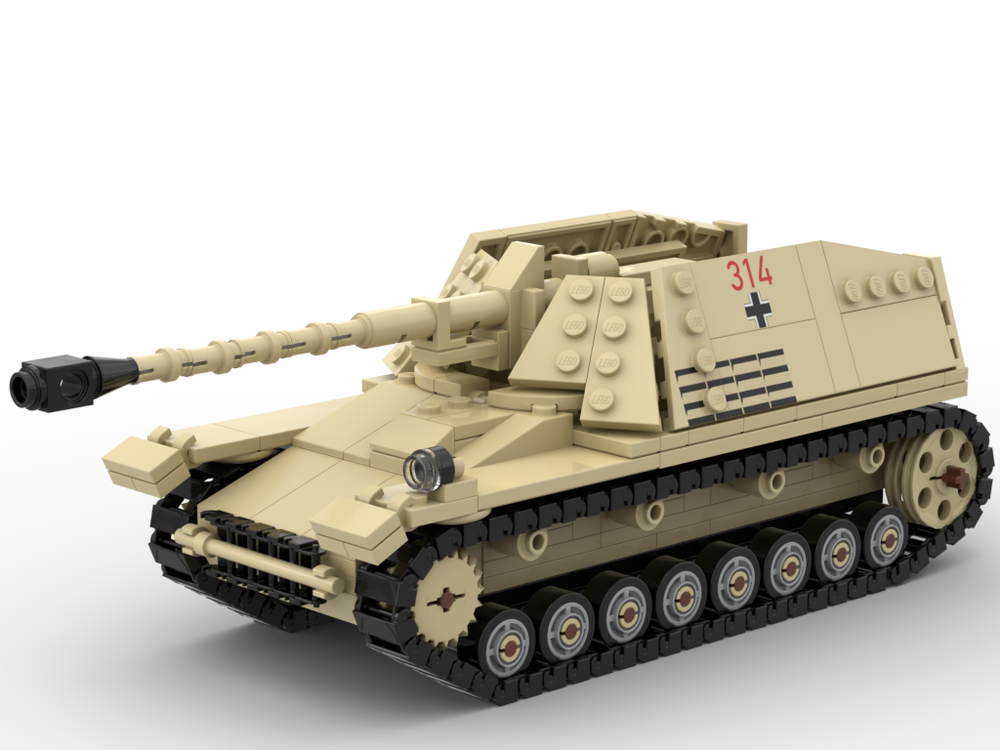 Lego Nashorn tank destroyer
