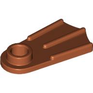 Lego Minifig Footwear Flipper [Thick] / Dark Orange