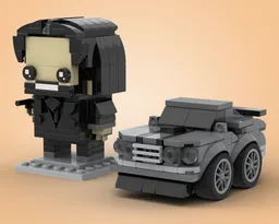 John Wick + Ford Mustang