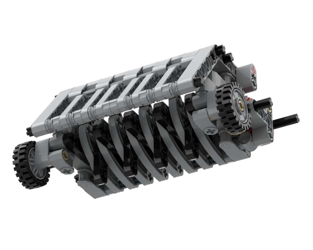 Lego Working Pickup for Hay Baler or Forage Wagon