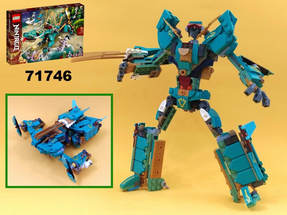 Lego Transformer Earthspark Megatron from LEGO Ninjago 71746: Jungle Dragon