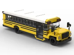 Classic American School Bus - 8 stud wide