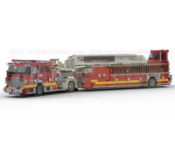 2007 KME Predator Severe Service Tiller Fire Truck LACoFD