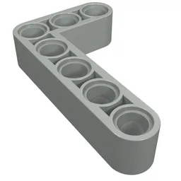 Technic Beam 3 x 5 L-Shape Thick / Light Gray