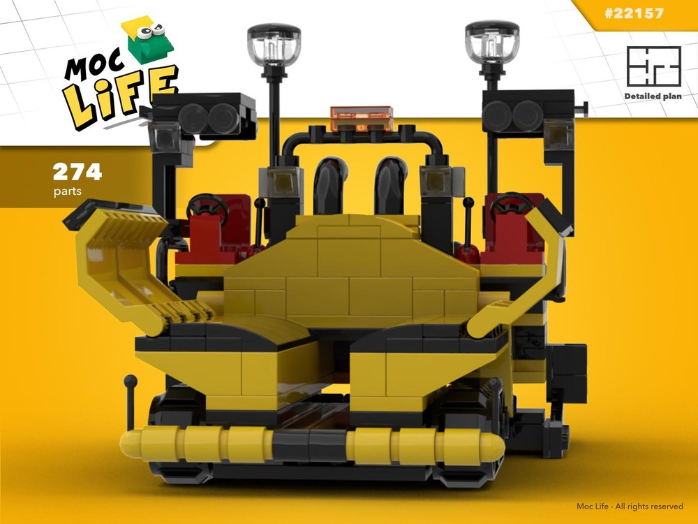 Lego Asphalte paver