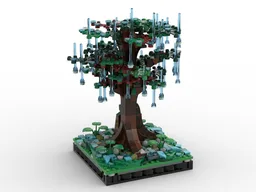 Tree on a rainy day
