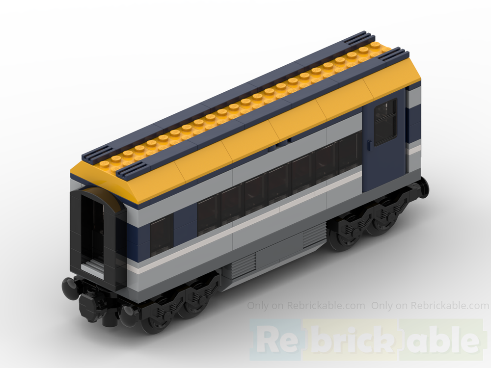 Lego 60197 passenger car with door