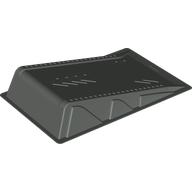 Lego Baseplate Raised Ramp 9 x 15 x 2 (Racers) / Dark Gray