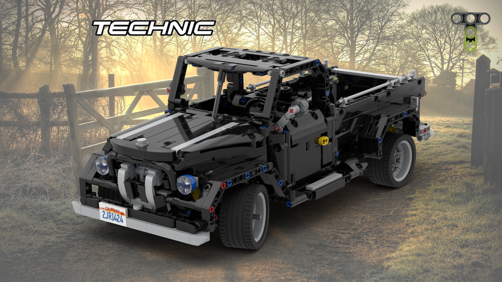 Lego 42111 Vintage Custom Pickup - alternate build