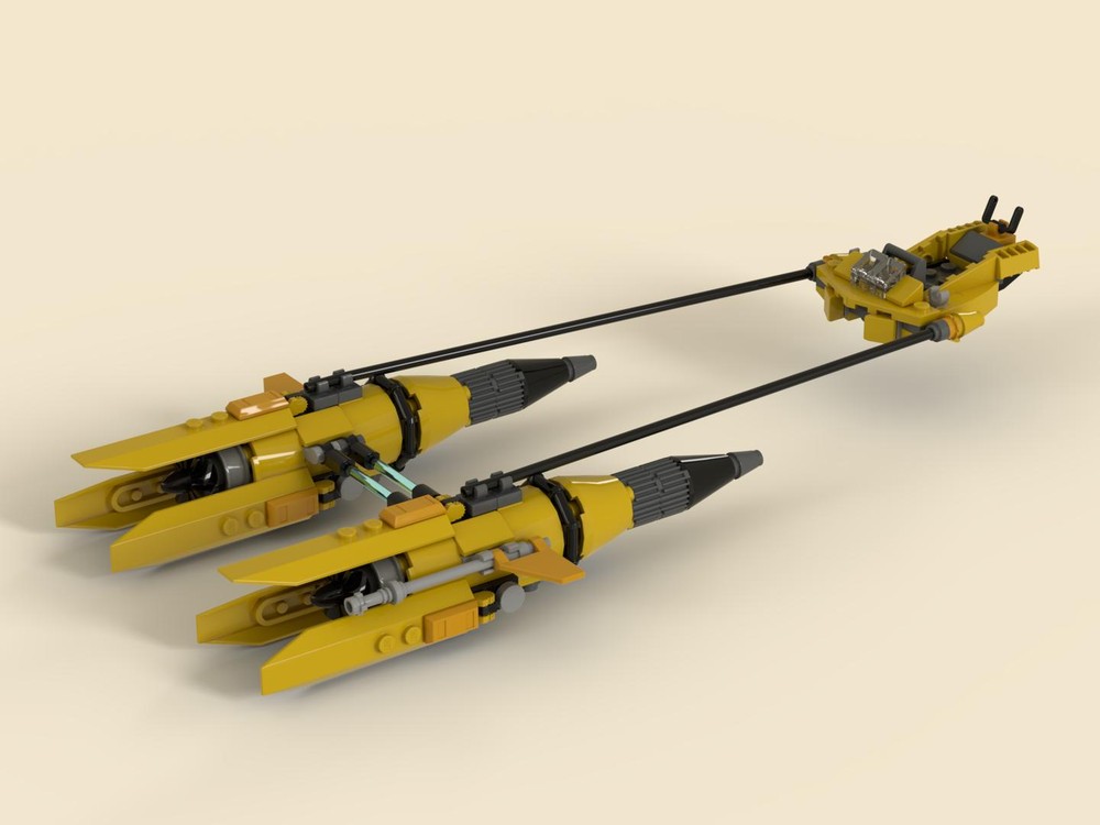 Lego Anakin's Podracer: the after years: YELLOW