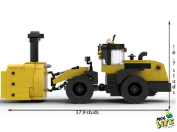 Case loader snowblower