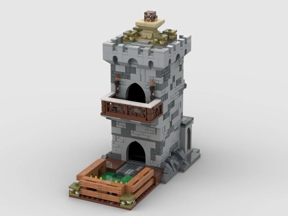 Lego Cow Shrine Dice Tower