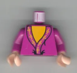 Torso Harry Potter Dumbledore Pattern / Light Purple Arms / Light Nougat Hands