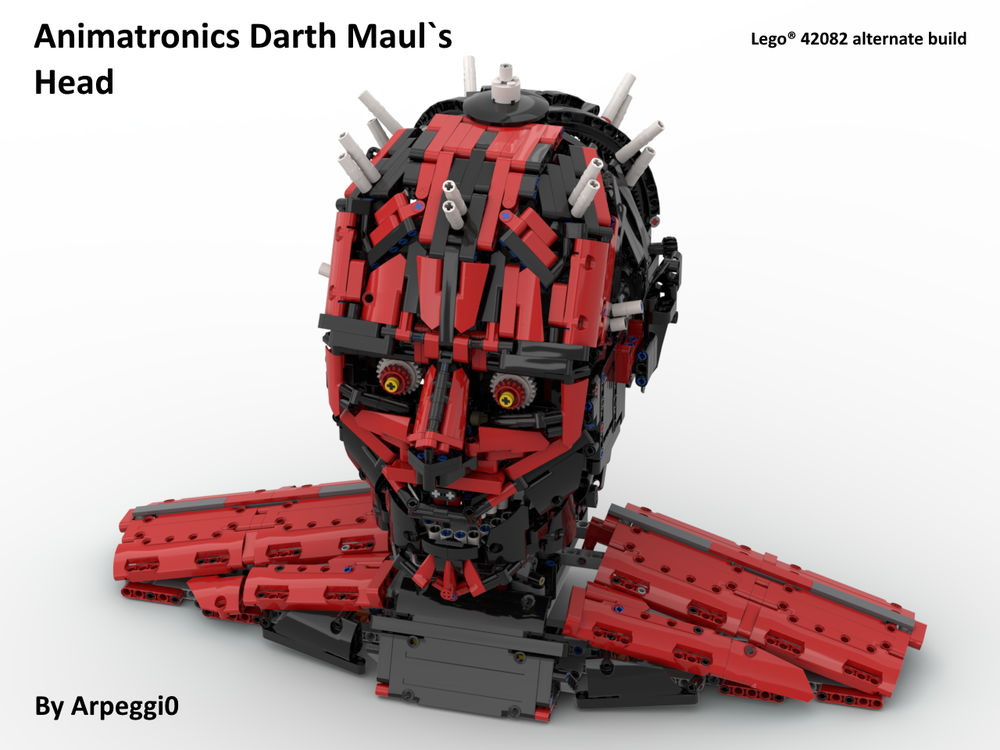 Lego Animatronics Dаrth Mаul`s head