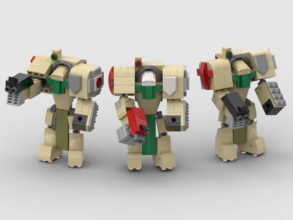 Lego Sentinel 1.7a (Warhammer 40k Dark Angel Terminator Style)