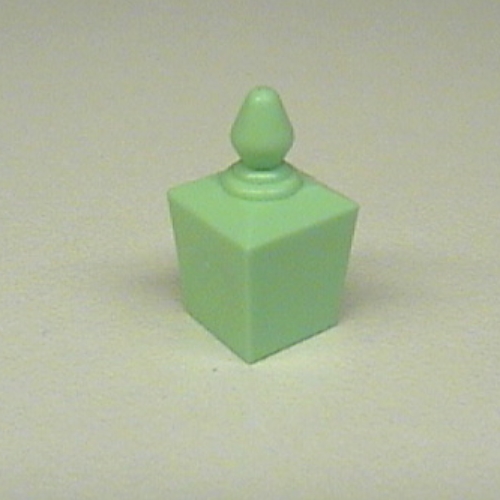 Lego Belville / Scala, Equipment, Bottle Perfume with Square Base / Light Green