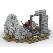 Destroyed castle