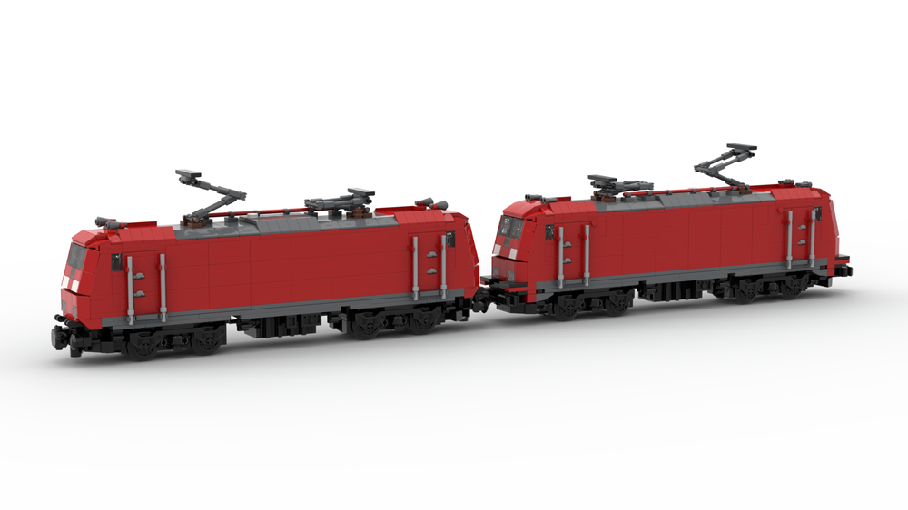 Lego Bombardier Traxx 1 and 2 DB / german Series 185 and 185.2
