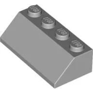 Brick Sloped 45° 2 x 4 / Light Bluish Gray