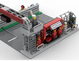 Race Track Pit Straight