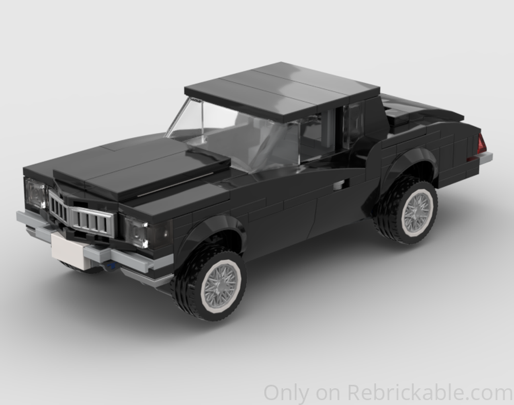 Lego Alonzo Harris' Monte Carlo lowrider from the film training day 'The Office'