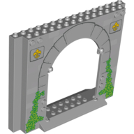 Lego Panel 4 x 16 x 10 with Castle Print