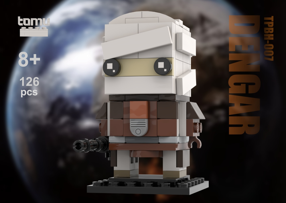 Lego Dengar Brickhead