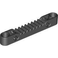 Lego Technic Gear Rack 1 x 7 with Axle and Pin Holes / Black