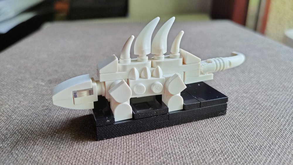 Lego Dimetrodon skeleton