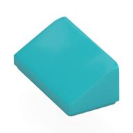 Lego Brick Sloped 30° 1 x 2 x 2/3 / Medium Azure