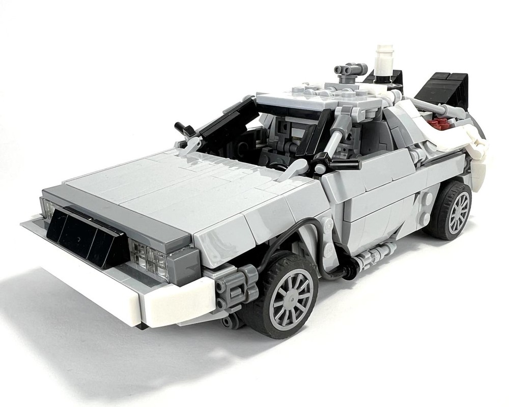 Lego Back to the Future I and II Delorean Time Machine