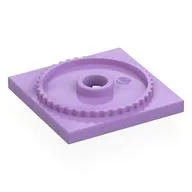 Turntable 4 x 4 Square Base, Locking / Medium Lavender
