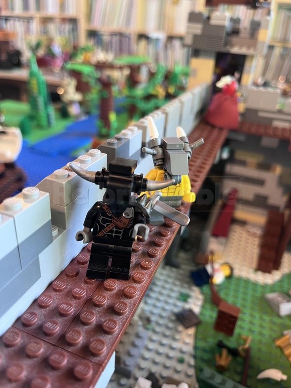 Lego Minotaur And Faun Heads