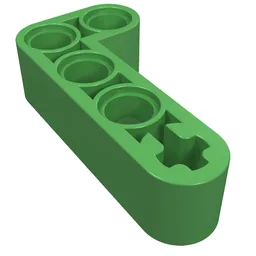 Technic Beam 2 x 4 L-Shape Thick / Bright Green