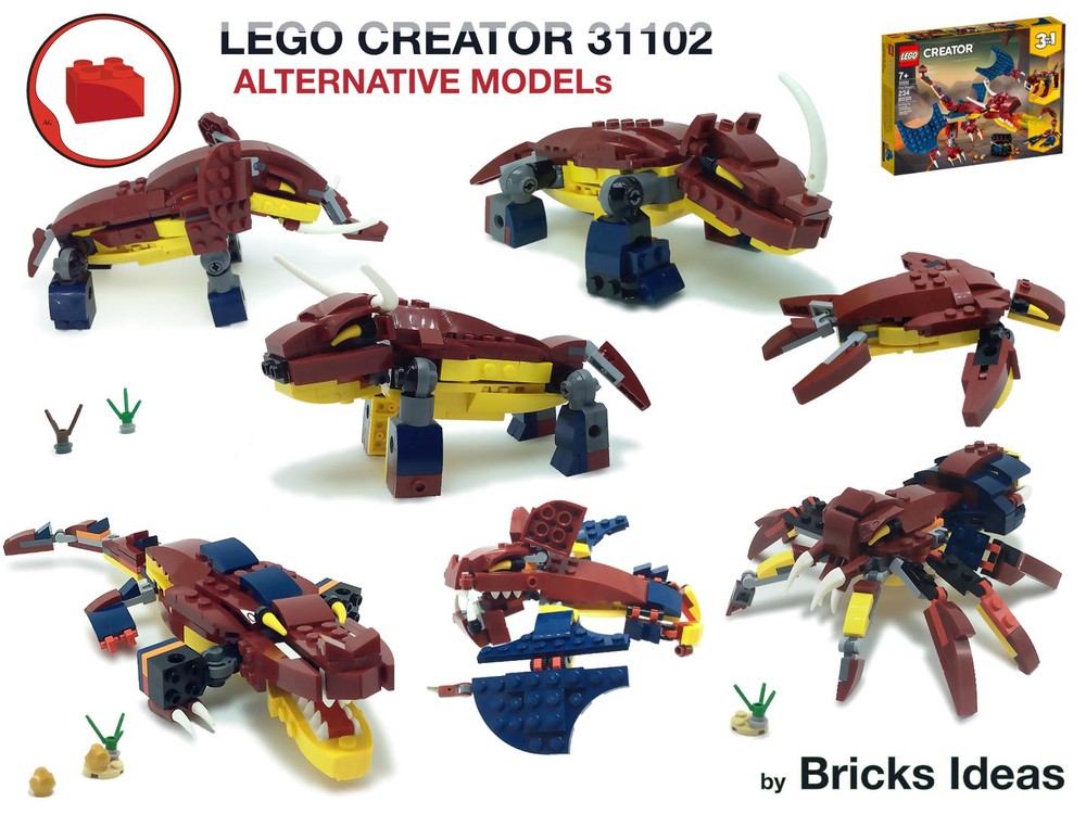 Lego 7 in 1 - Animals - Lego Creator 31102 MOCs