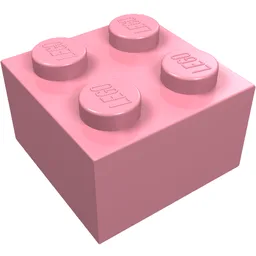 Brick 2 x 2 / Pink
