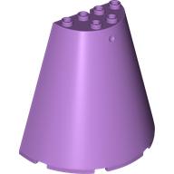 Lego Cone Half 8 x 4 x 6 / Medium Lavender