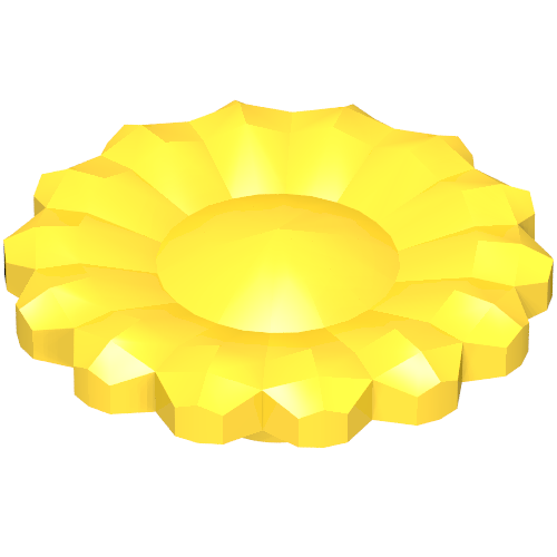 Lego Belville / Scala, Plant Flower with 14 Petals Type 1 / Yellow