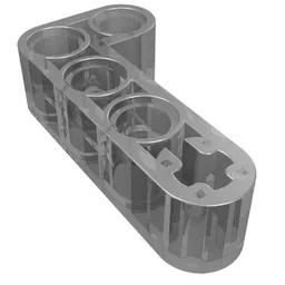 Technic Beam 2 x 4 L-Shape Thick / Trans-Brown
