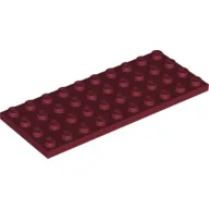 Plate 4 x 10 / Dark Red