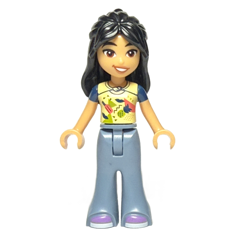 Lego Liann - Bright Light Yellow Top, Sand Blue Pants