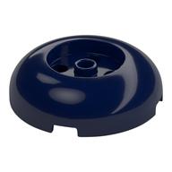 Lego Brick Round 4 x 4 Dome Top with Round 2 x 2 Recessed, 4 Studs / Dark Blue