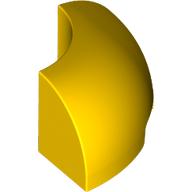 Lego Brick Round Corner 2 x 2 x 1 / Yellow