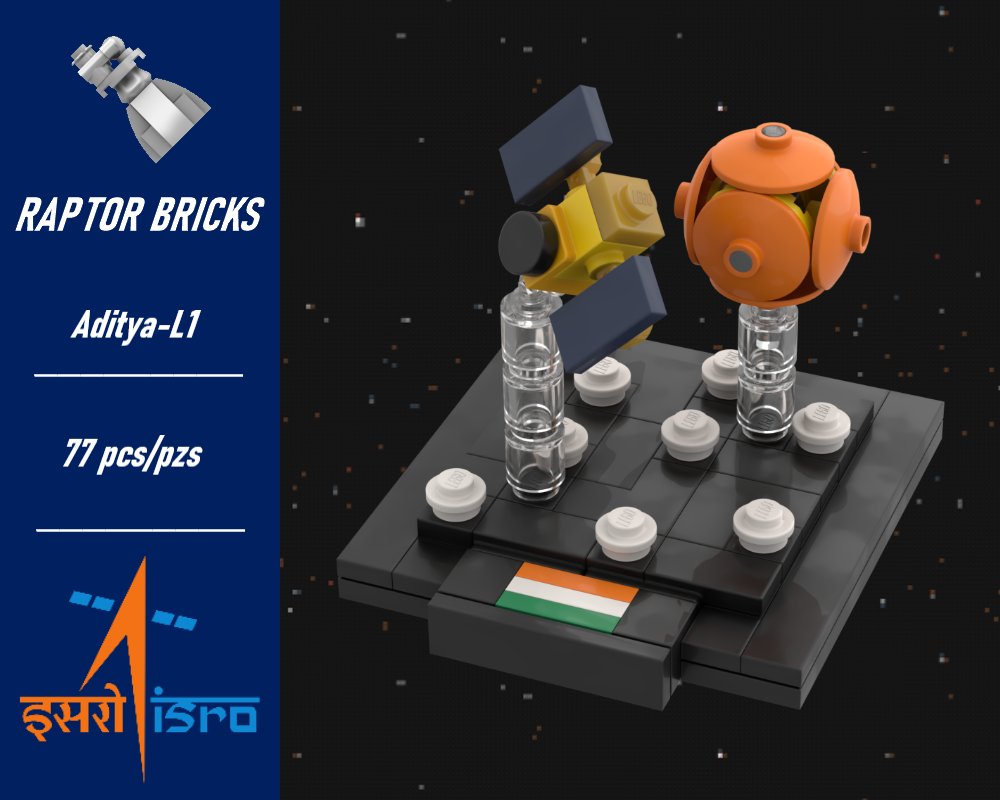 Lego Aditya-L1 (at 1:110 scale)