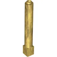 Support Round 1 x 1 x 6 Solid Pillar / Pearl Gold