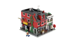 City corner pizza restaurant and bakery