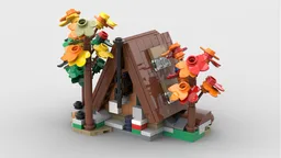 Mini 21338 A-Frame Cabin