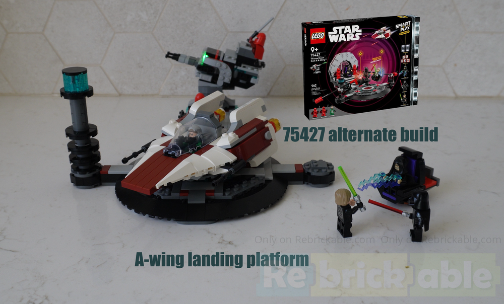 Lego A-wing landing platform