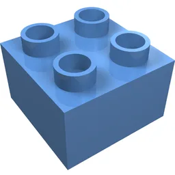 Duplo Brick 2 x 2 / Medium Blue