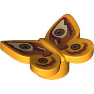 Lego Insect, Butterfly with Tan/Dark Tan/Medium Nougat/Reddish Brown (Peacock Moth) print